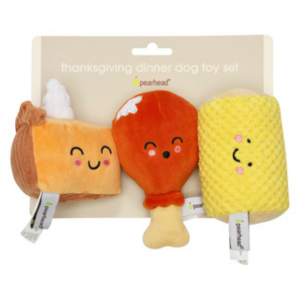 Pearhead Thanksgiving Dinner Toy Set Dog Toy - Mutts & Co.