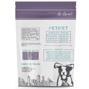 Petipet Omega DHA Bar For Skin & Coat + Brain & Heart Dog Supplement Treat - Mutts & Co.
