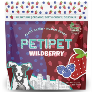 Petipet Wildberries (Blueberry + Strawberry) Soft & Chewy Dog Treats 5 oz - Mutts & Co.