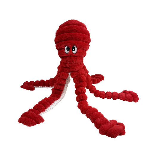 Petlou Christmas Holiday Octopus Dog Toy, 26"