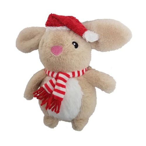 Petlou Christmas Rabbit 7" Plush Dog Toy