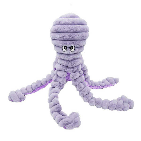 Petlou King Octopus Plush Dog Toy 26 Purple