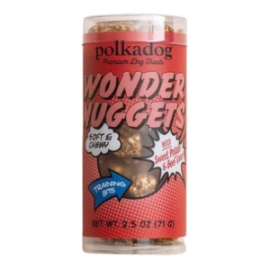 Polka Dog Mini Tube Wonder Nuggets Sweet Potato & Beef Soft & Chewy Dog Treats 2.5oz