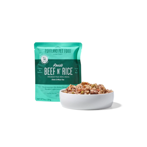 Portland Pet Gently Cooked Rosie's Beef & Rice Dog Food 9oz