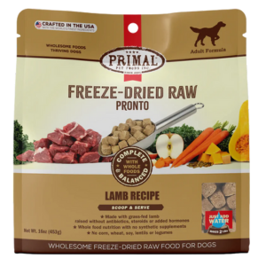 Primal Pronto Lamb Formula Freeze-Dried Dog Food