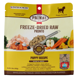 Primal Puppy Pronto Chicken & Salmon Formula Freeze-Dried Dog Food