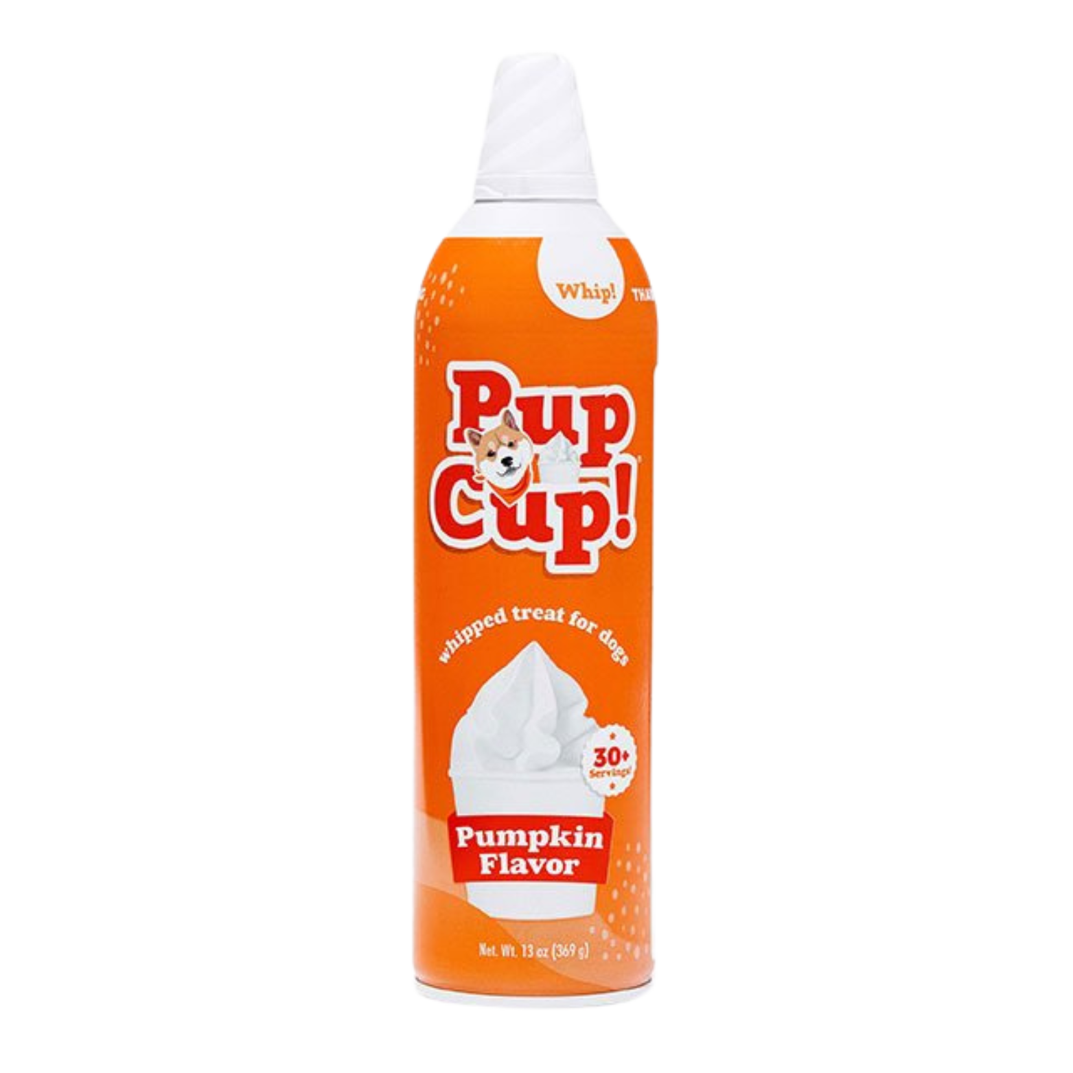 PupCup Pumpkin Whipped Treat for Dogs 13 oz Canister