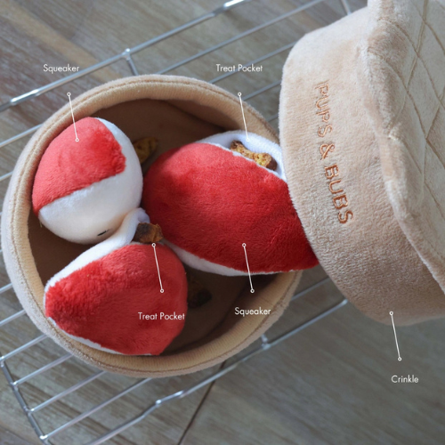 Pups & Bubs Apple Pie Enrichment Nose-Work Toy