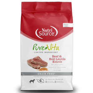 PureVita Grain-Free Beef & Lentil Dry Dog Food