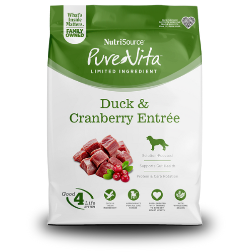 PureVita Duck & Cranberry Dry Dog Food