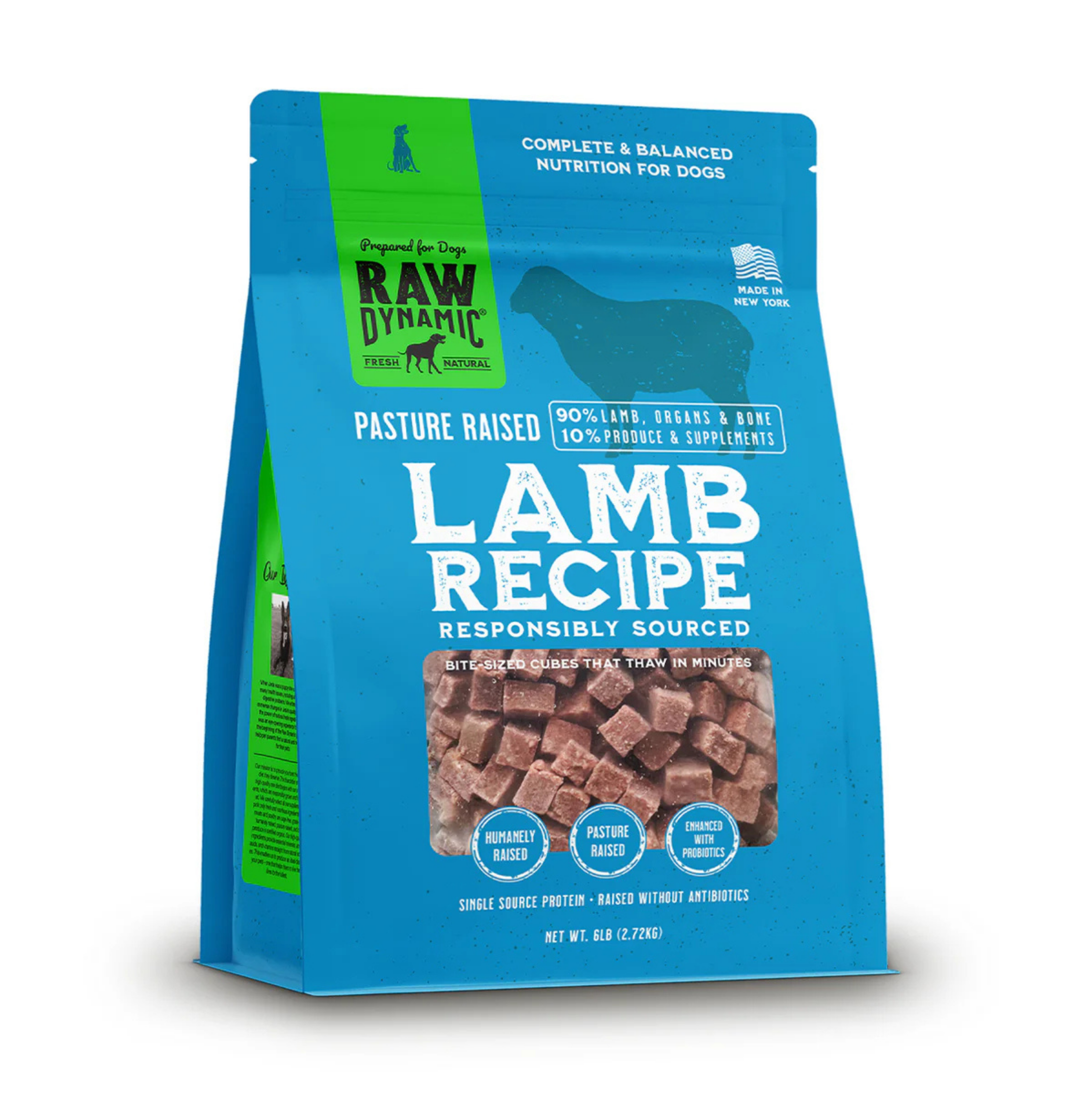Raw Dynamic Lamb Raw Frozen Dog Food
