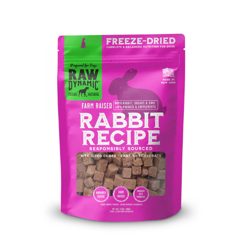 Raw Dynamic Freeze-Dried Raw Rabbit Dog Food