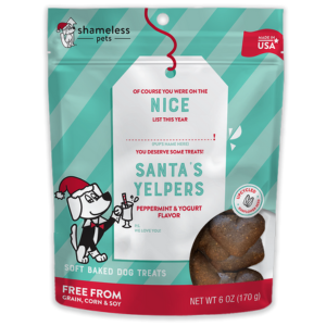 Shameless Pet Santa's Yelpers Soft & Chewy Dog Treats 6 oz