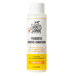Skout's Honor Probiotic Cat Shampoo + Conditioner Honeysuckle 16-oz