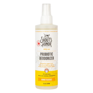 Skout's Honor Probiotic Daily Use Cat Deodorizer Honeysuckle 8-oz