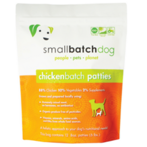 Smallbatch Chicken Frozen Raw Dog Food Patties, 6 lbs - Mutts & Co.
