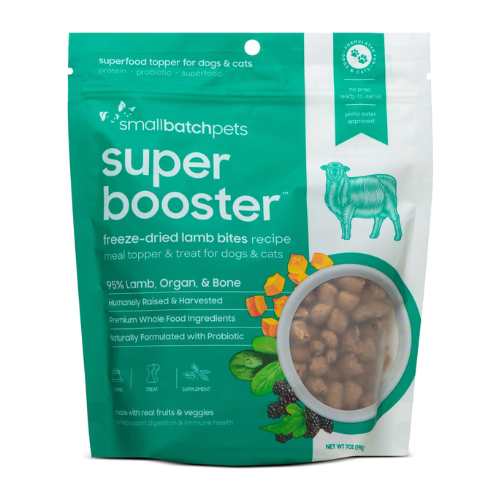 Smallbatch Pets Super Booster Lamb Bites Grain-Free Adult Freeze-Dried Dog & Cat Treats