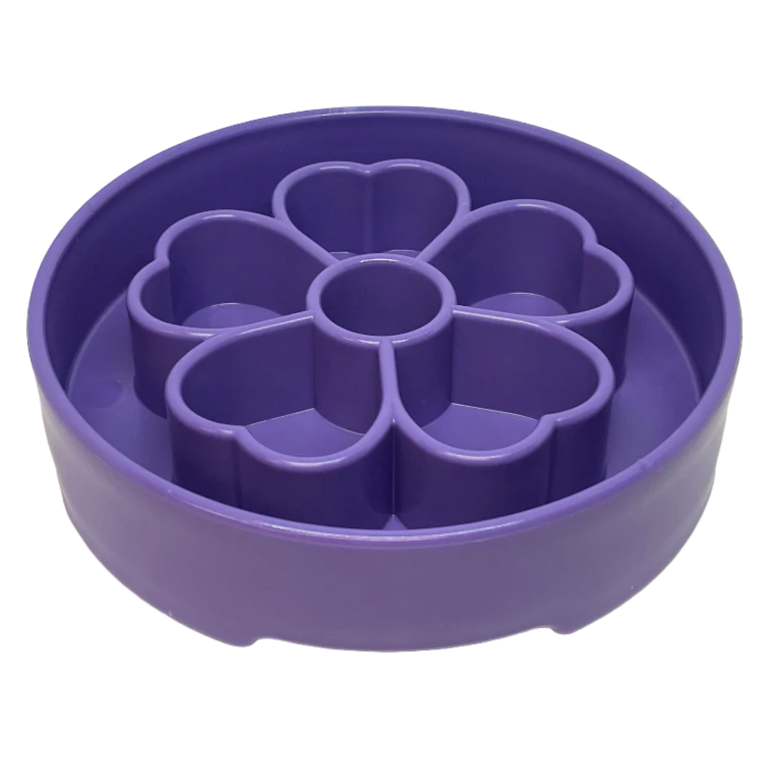 SodaPup Enriching Slow Feeder Flower Ebowl for Dogs Purple