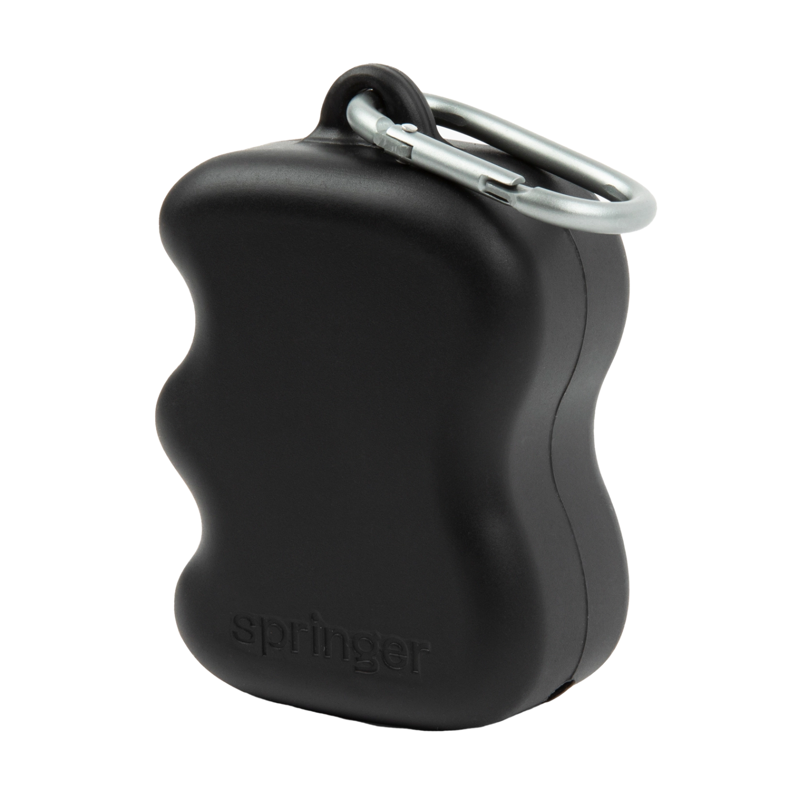 Springer Pets Silicone Dog Treat Dispenser Pouch Black