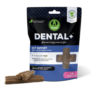 Stashios Dog Dental + Gut Support Beef Dental Sticks for Adult Dogs, 11.3 oz - Mutts & Co.