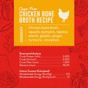 Stella & Chewy's Bountiful Bone Broth Chicken for Dogs 16 oz