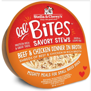 Stella & Chewy's Lil Bites Savory Stew Beef & Chicken Dog Food 2.8 oz - Mutts & Co.