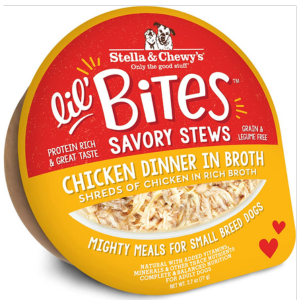 Stella & Chewy's Lil Bites Savory Stew Chicken Dog Food 2.8 oz