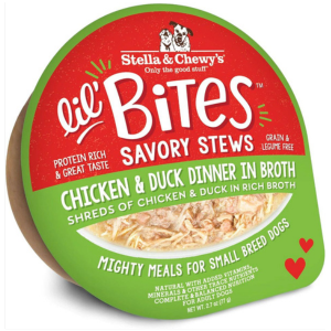 Stella & Chewy's Lil Bites Savory Stew Chicken & Duck Dog Food 2.8 oz - Mutts & Co.