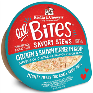 Stella & Chewy's Lil Bites Savory Stew Chicken & Salmon Dog Food 2.8 oz - Mutts & Co.