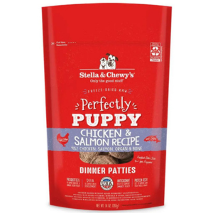 Stella & Chewy's Perfectly Puppy Chicken & Salmon Dinner Patties Freeze-Dried Raw Dog Food - Mutts & Co.