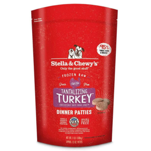 Stella & Chewy's Raw Frozen Tantalizing Turkey Dinner Patties Dog Food - Mutts & Co.