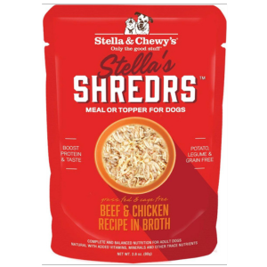 Stella & Chewy's Shredrs Beef & Chicken Dog Food 2.8 oz - Mutts & Co.