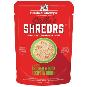 Stella & Chewy's Shredrs Chicken & Duck Dog Food 2.8 oz - Mutts & Co.