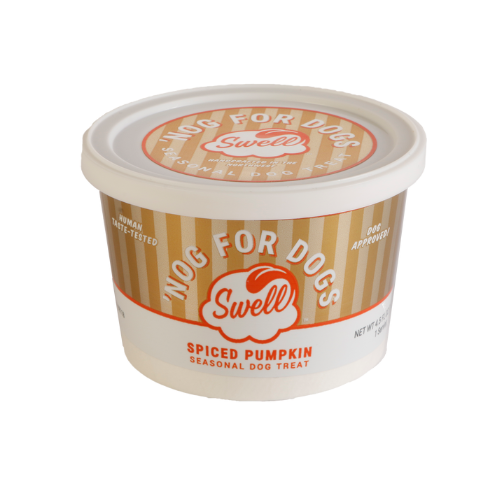 Swell Frozen Gelato Spiced Pumpkin 'Nog Dog Treat 4.5 oz