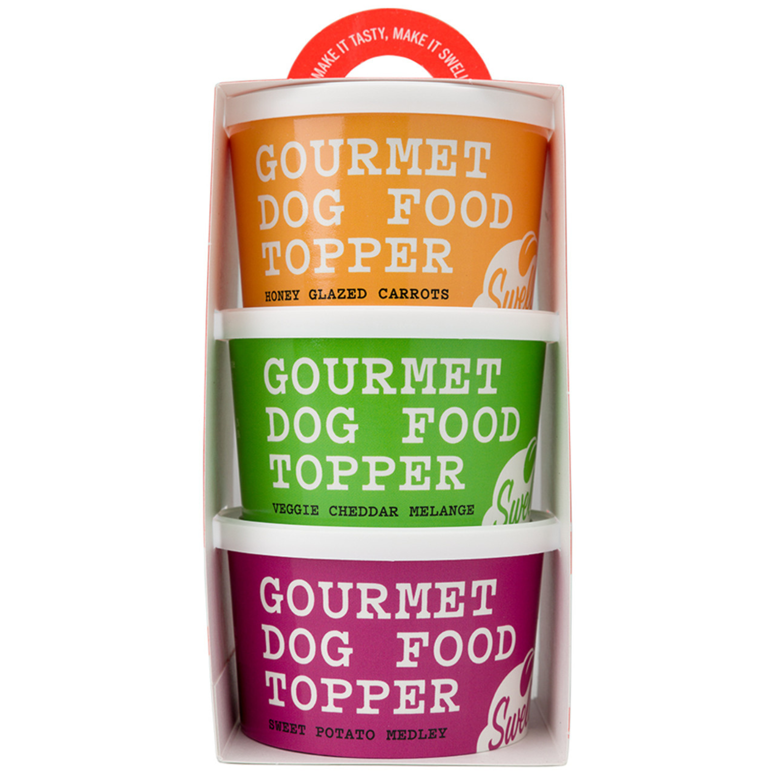 Swell Gourmet Frozen Dog Food Toppers Variety Pack 4.5 oz