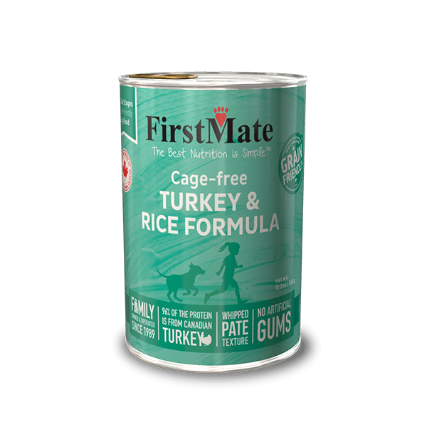 FirstMate Cage-Free Turkey & Rice Formula Canned Dog Food