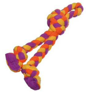 Tall Tails 15" Braided Fleece Tug Dog Toy