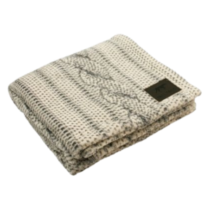 Tall Tails Cable Knit Blanket 30x40 - Mutts & Co.