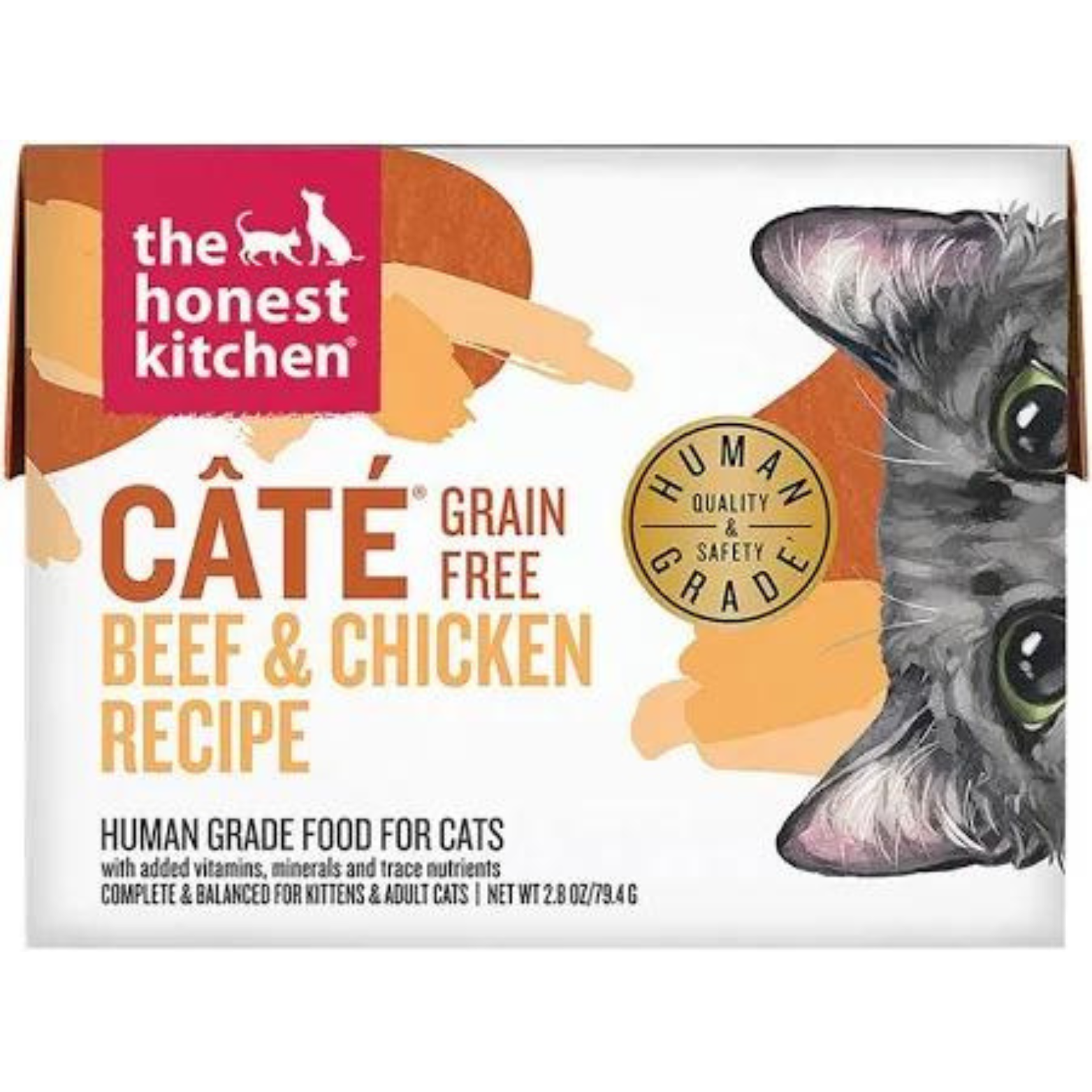 The Honest Kitchen Grain-Free Grain Free Beef and Chicken Pate 2.8 oz