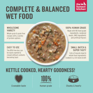 The Honest Kitchen One Pot Stew Simmered Turkey & Quinoa Stew Wet Dog Food, 10.5-oz - Mutts & Co.
