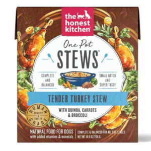 The Honest Kitchen One Pot Stew Simmered Turkey & Quinoa Stew Wet Dog Food, 10.5-oz - Mutts & Co.