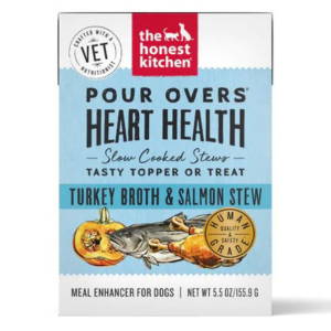 The Honest Kitchen Pour Overs Heart Health Turkey Broth & Salmon Stew Wet Dog Food 5.5 oz - Mutts & Co.