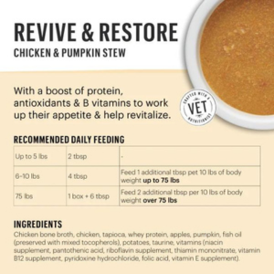 The Honest Kitchen Pour Overs Revive & Restore Chicken & Pumpkin Stew Wet Dog Food 5.5 oz - Mutts & Co.