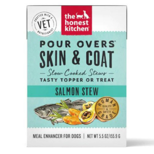 The Honest Kitchen Pour Overs Skin & Coat Salmon Stew Wet Dog Food 5.5 oz - Mutts & Co.