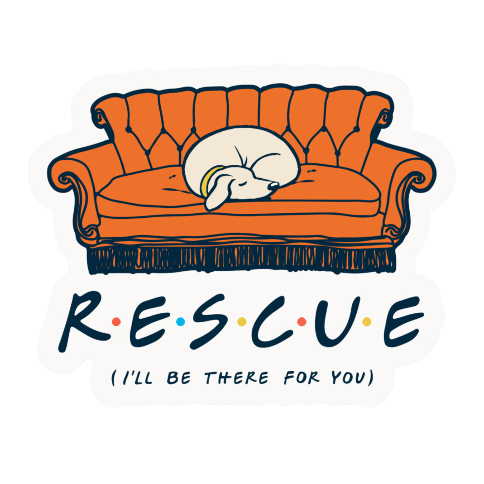 The Pet Foundry Rescue Vinyl Sticker