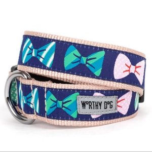 The Worthy Dog Bow Ties Dog Collar - Mutts & Co.