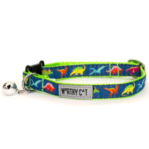 The Worthy Dog Dino Cat Collar - Mutts & Co.