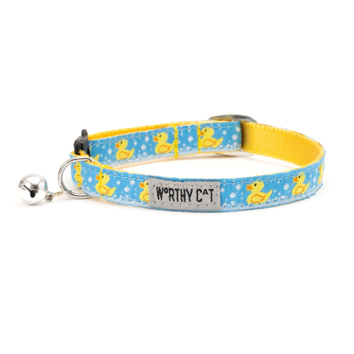 The Worthy Dog Rubber Duck Cat Collar