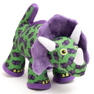 The Worthy Dog Triceratops Dog Toy
