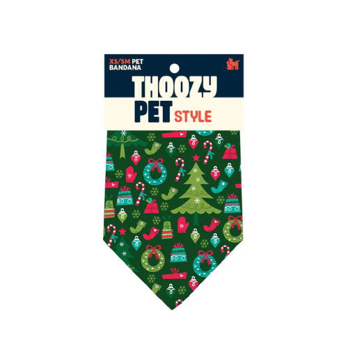 Thoozypet Deck the Paws Pet Bandana